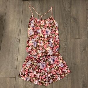 Victoria's Secret Floral Pajama Set